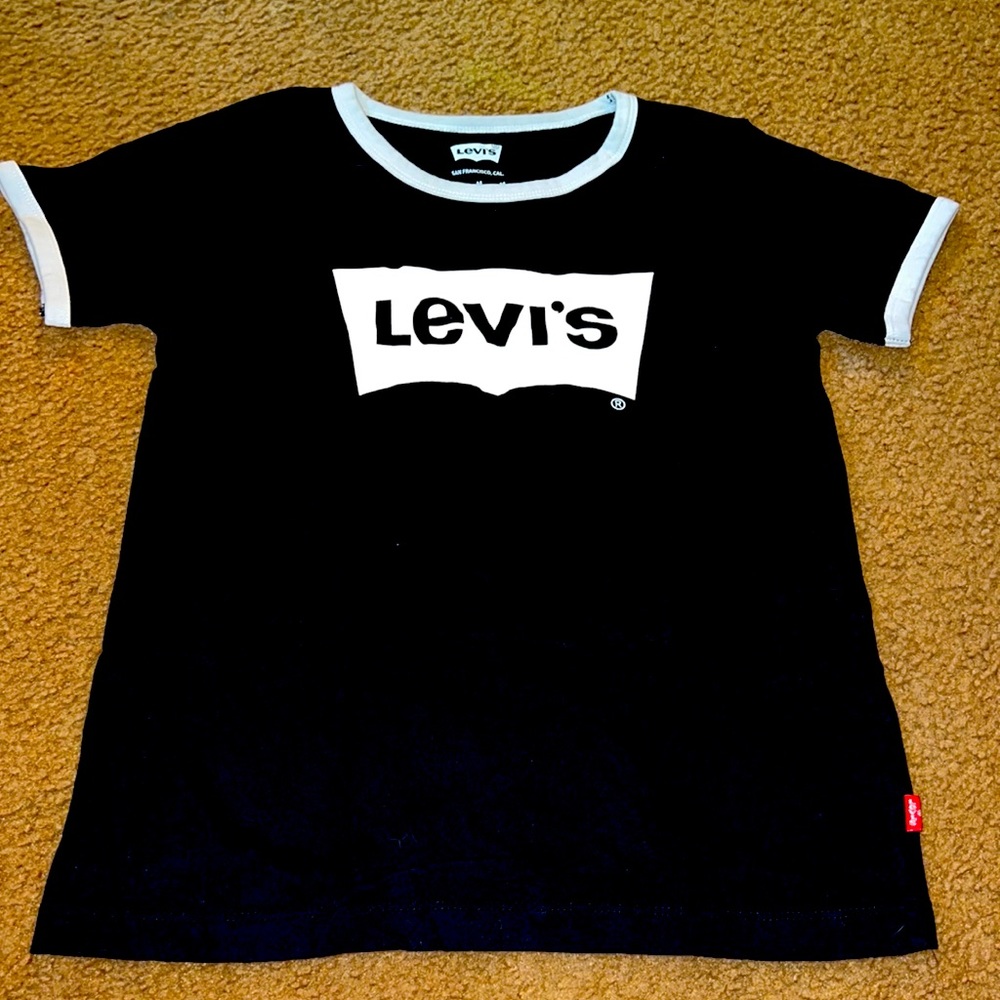 Levi’s Girls T-shirt Black Size M